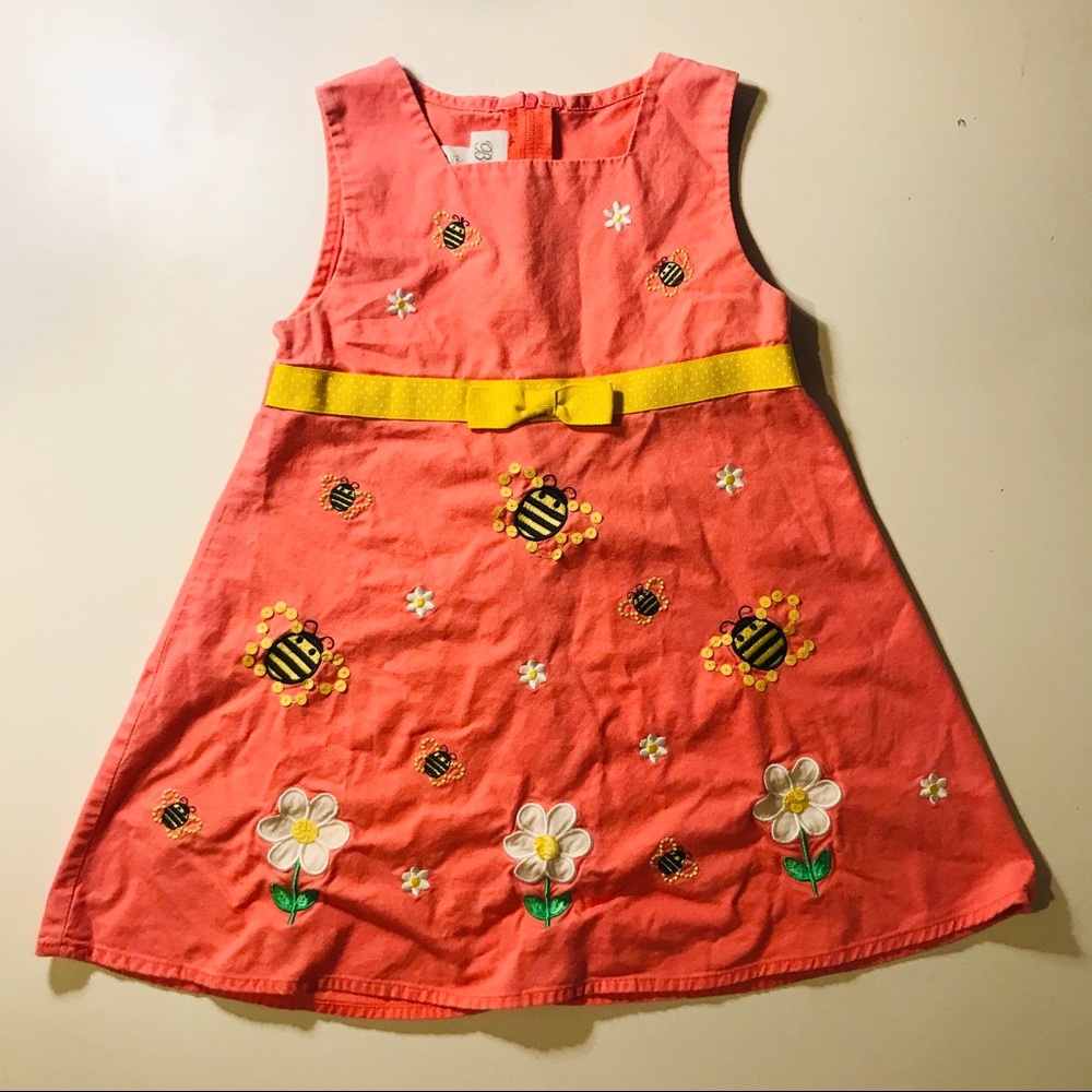Bonnie Jean 4T girls sleeveless dress with bees